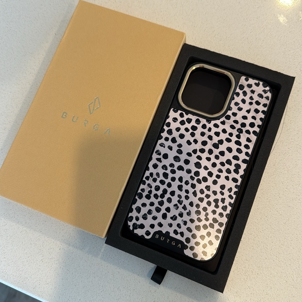 New IPhone 16 Pro Max Elite Almond Latte Burga Case
